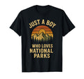 Just Who Loves National Parks Camping T-Shirt - Streetwear Style Unisex - T-Shirt, Sweatshirt, Hoodie