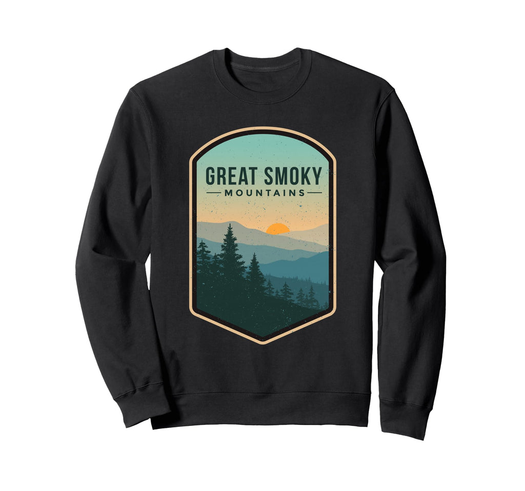 Great Smoky Mountains National Sweatshirt - Fun Novelty Design for Adults - T-Shirt, Sweatshirt, Hoodie