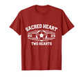 Sacred Heart Two Hearts High School T-Shirt - Fun Novelty Design Men Women - T-Shirt, Sweatshirt, Hoodie