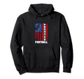 American Football Distressed Usa Flag Hoodie - Streetwear Style for Adults - T-Shirt, Sweatshirt, Hoodie
