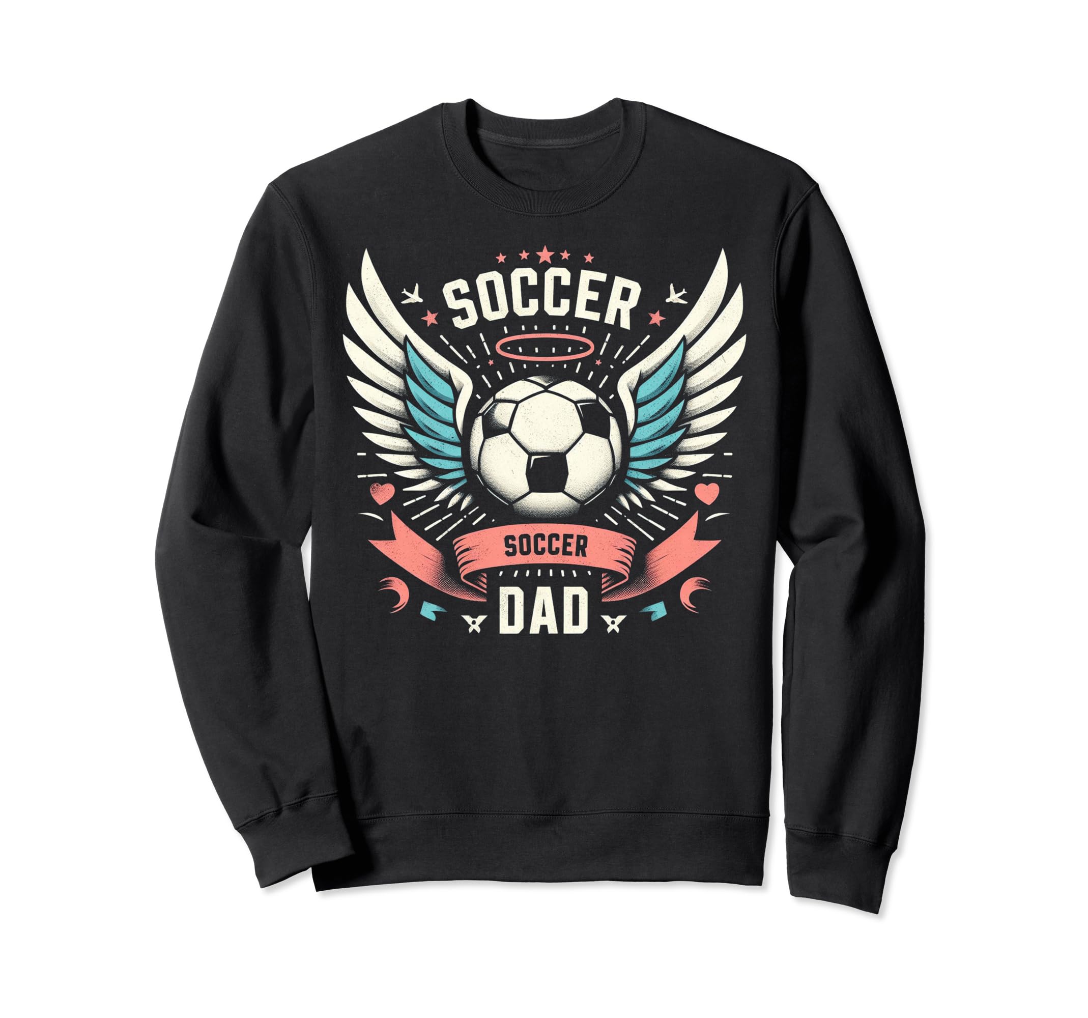 Soccer Dad Family Matching Dad Fathers Sweatshirt - Graphic Print Unisex - T-Shirt, Sweatshirt, Hoodie