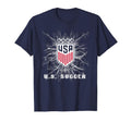 U S Soccer Electricity Uswnt Womens T-Shirt - Custom Art Print for Adults - T-Shirt, Sweatshirt, Hoodie