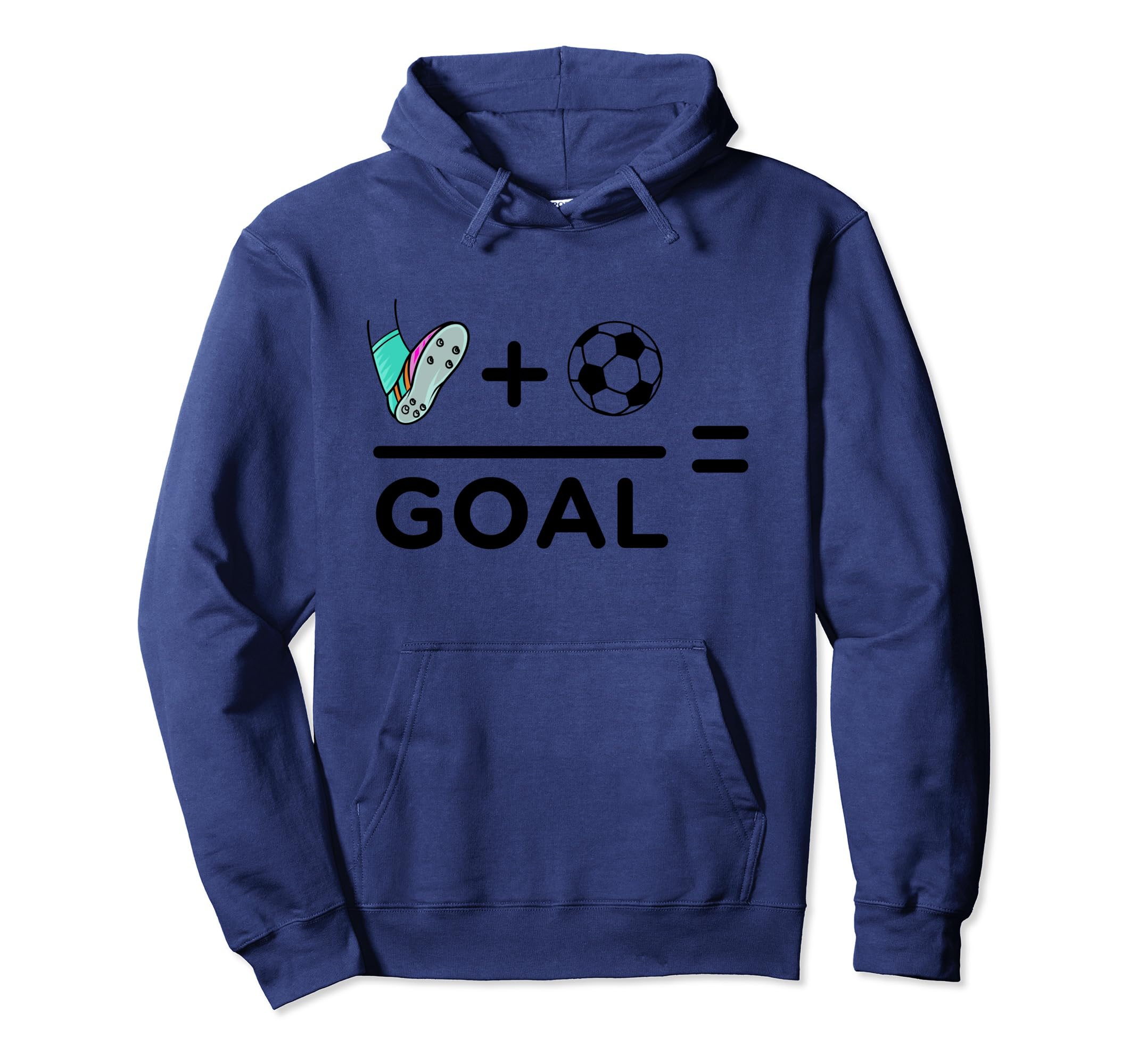 Funny Soccer Player Math Goal Lover Hoodie - Trendy Graphic Men Women - T-Shirt, Sweatshirt, Hoodie