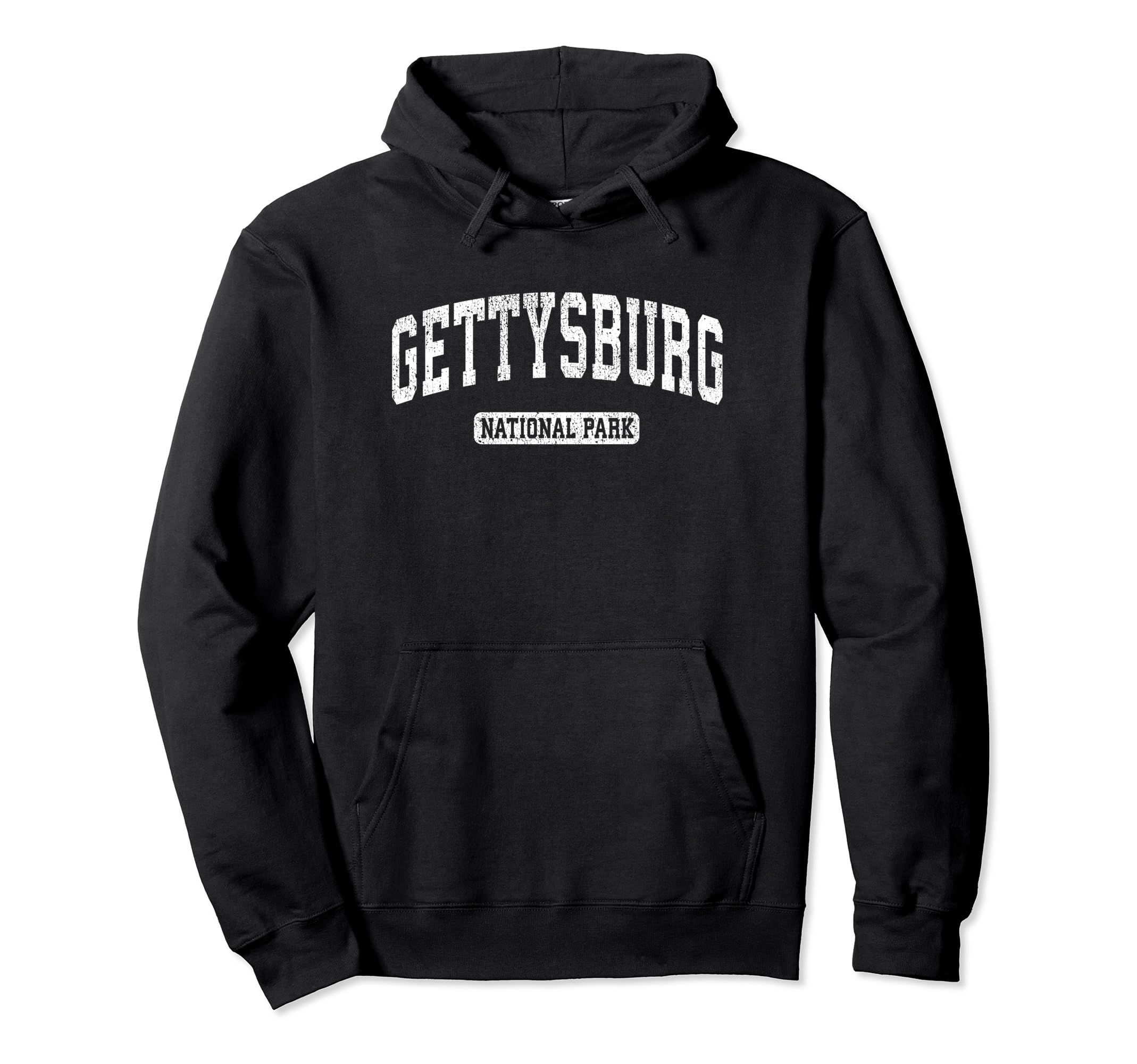 Gettysburg National Park Sports Hoodie - Graphic Print for Adults - T-Shirt, Sweatshirt, Hoodie