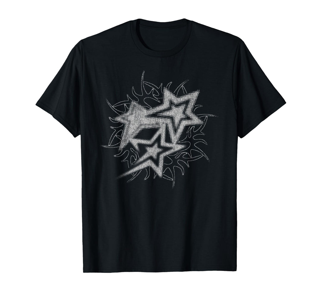 Y2K Grunge Stars 2000S Tattoo T-Shirt - Minimalist Print Men Women - T-Shirt, Sweatshirt, Hoodie