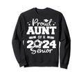 Proud Aunt 2024 Senior Funny Sweatshirt - Custom Art Print Men Women - T-Shirt, Sweatshirt, Hoodie