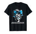 Soccer Mom Bow Football Mama Mothers T-Shirt - Trendy Graphic Men Women - T-Shirt, Sweatshirt, Hoodie