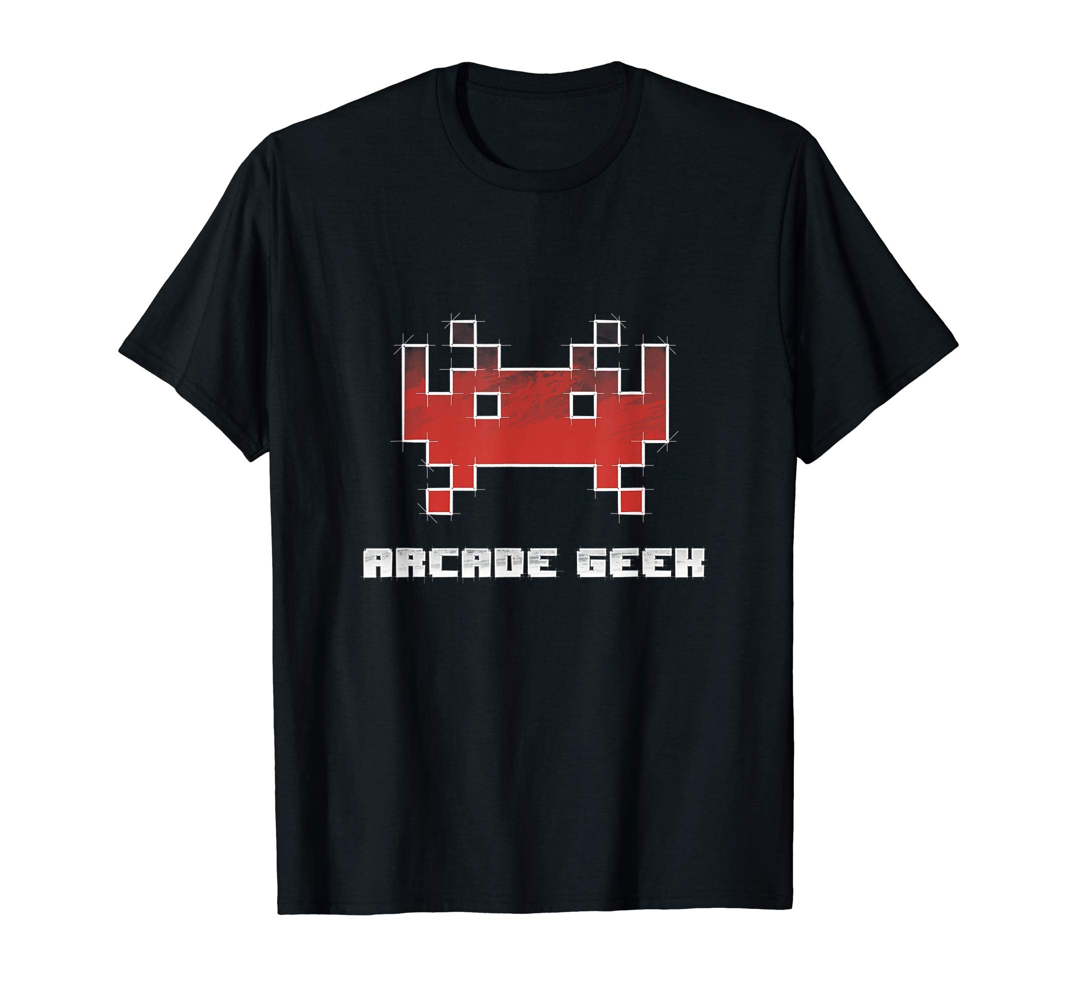 Arcade Geek Gamer Gaming 80S Pixels T-Shirt - Novelty Apparel for Adults - T-Shirt, Sweatshirt, Hoodie