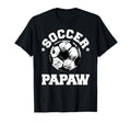 Soccer Papaw Soccer Ball Distressed Funny T-Shirt - Unique Graphic Unisex - T-Shirt, Sweatshirt, Hoodie