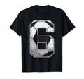 Soccer Sixth 6Th Birthday Six 6 Years Old T-Shirt - Unique Graphic Unisex - T-Shirt, Sweatshirt, Hoodie