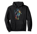Soccer Player Sports Football Colorful Hoodie - Graphic Print Unisex - T-Shirt, Sweatshirt, Hoodie