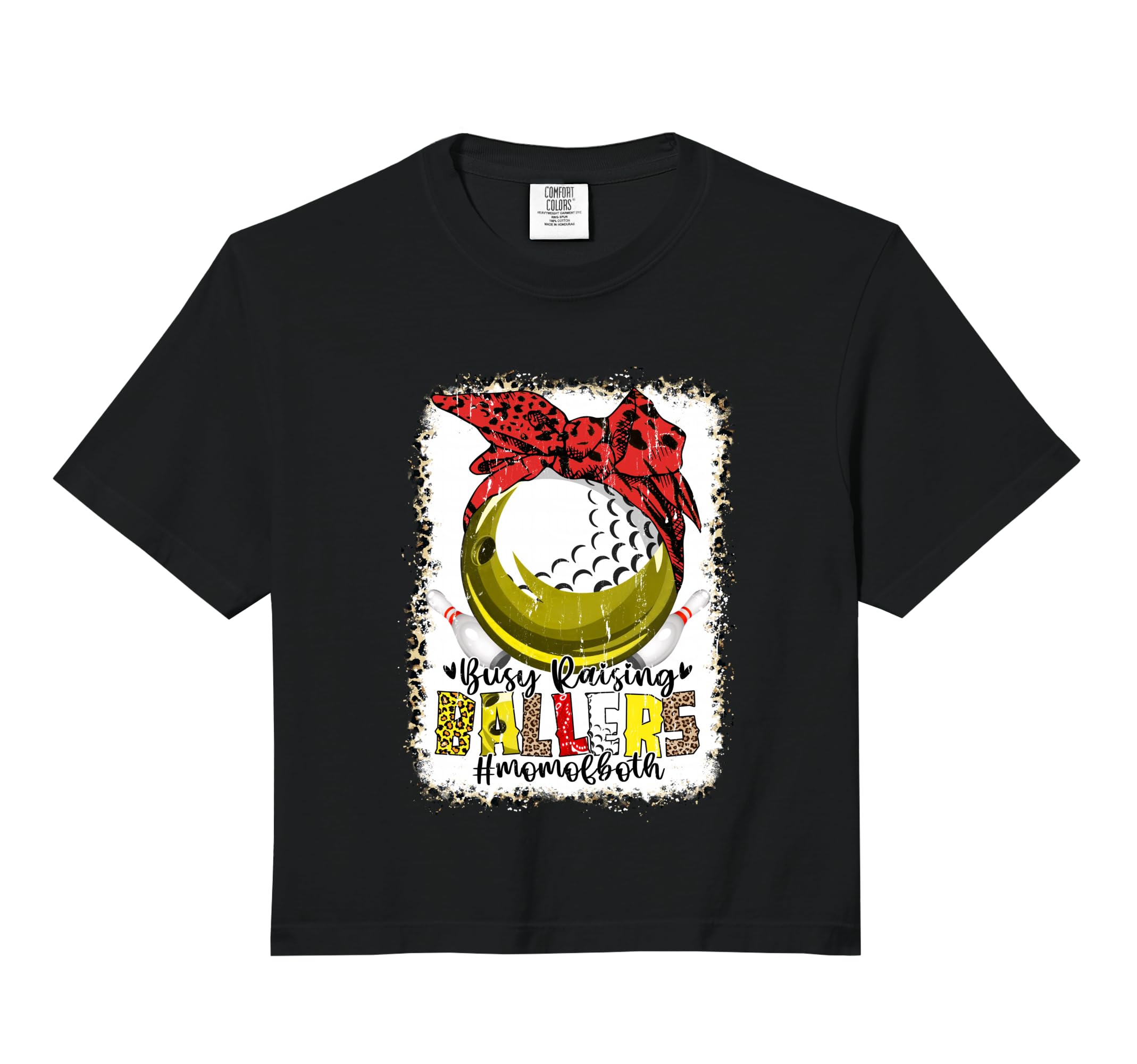 Mom Both Bowling Golf Busy Raising Hoodie - Streetwear Style for Adults - T-Shirt, Sweatshirt, Hoodie