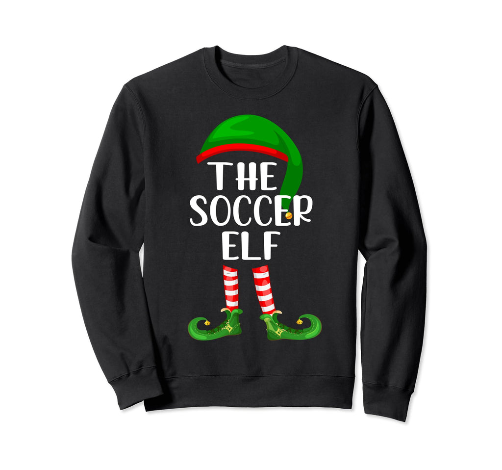 Matching Family Group Soccer Elf Sweatshirt - Novelty Apparel Men Women - T-Shirt, Sweatshirt, Hoodie