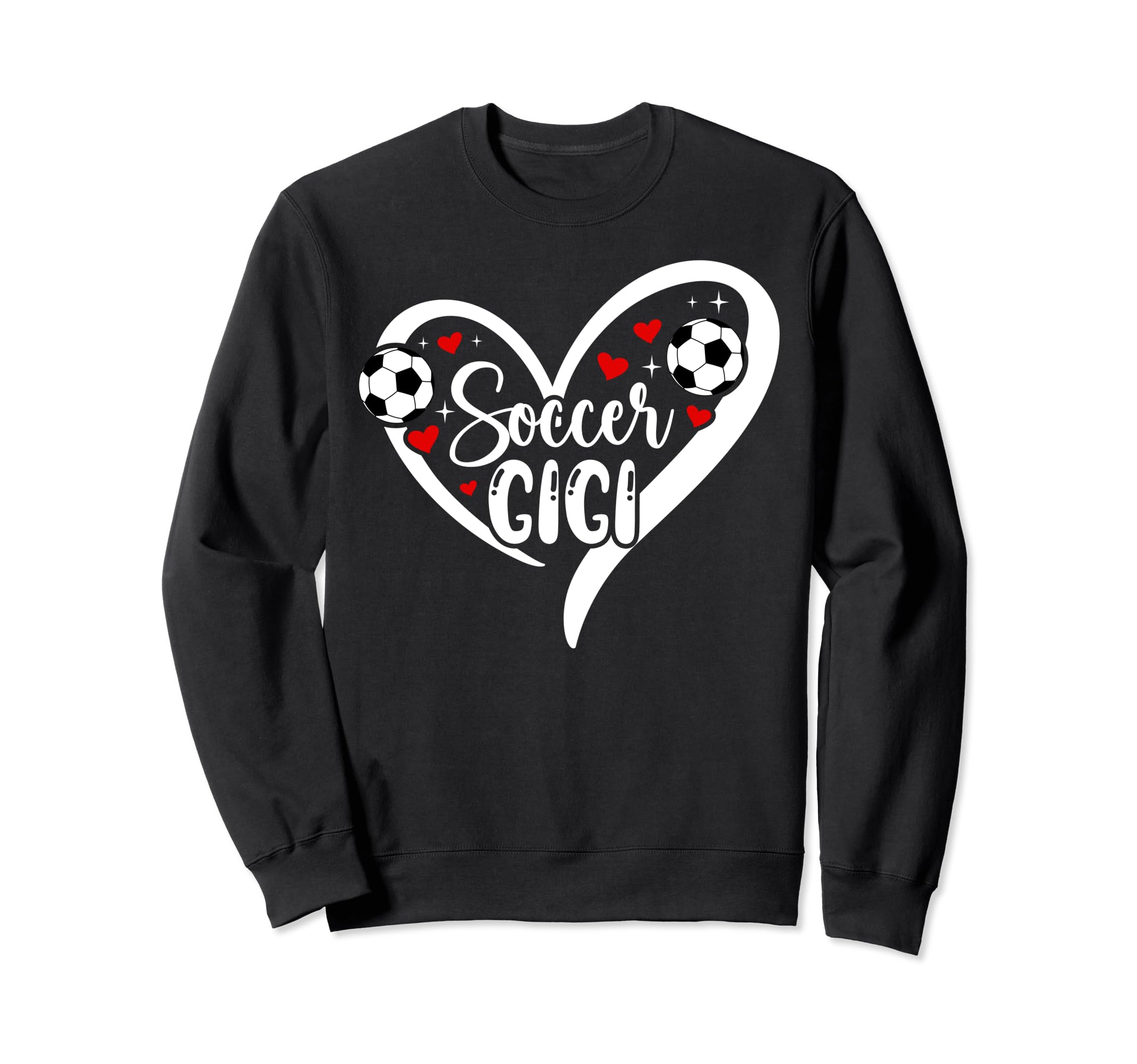 Soccer Gigi Heart Grandma Gigi Sweatshirt - Novelty Apparel Men Women - T-Shirt, Sweatshirt, Hoodie