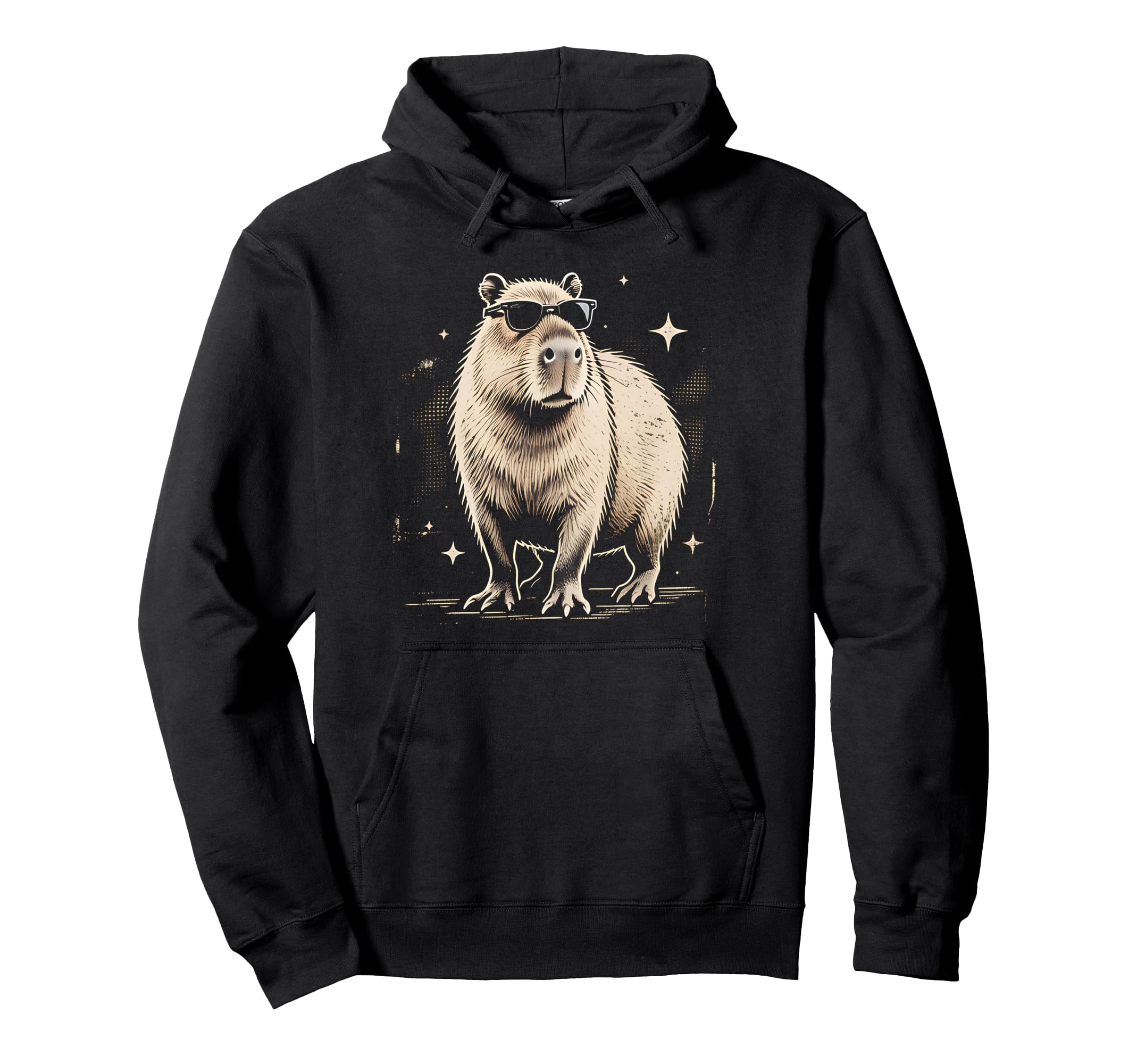 Y2K Capybara Sunglasses 90S 2000S Grunge Hoodie - Trendy Graphic Unisex - T-Shirt, Sweatshirt, Hoodie