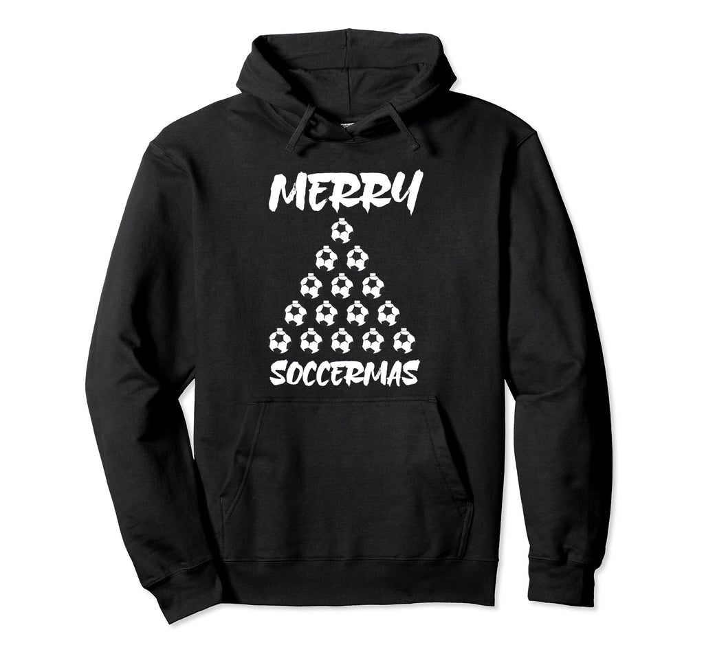 Soccer Goalkeeper Holiday Santa Claus Hoodie - Graphic Print for Adults - T-Shirt, Sweatshirt, Hoodie