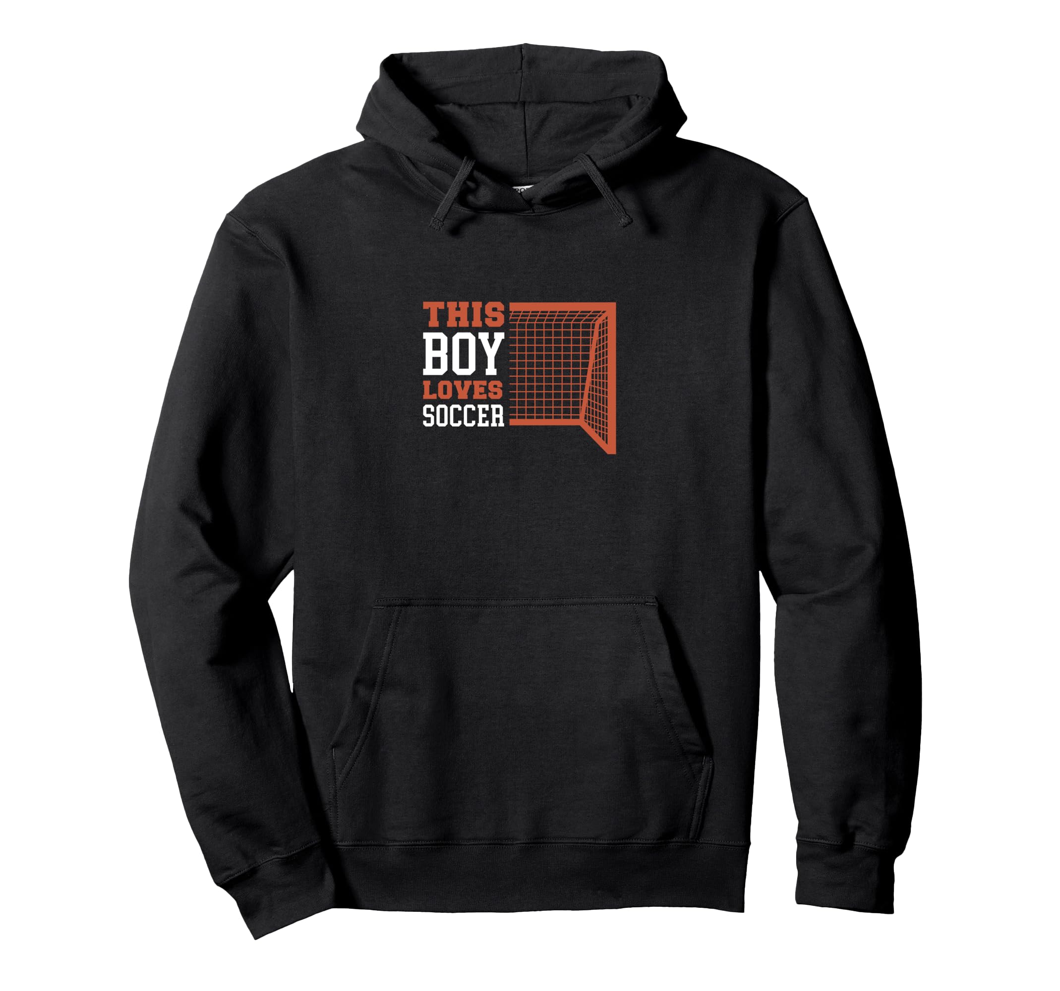 Loves Soccer Funny Hoodie - Novelty Apparel for Adults - T-Shirt, Sweatshirt, Hoodie