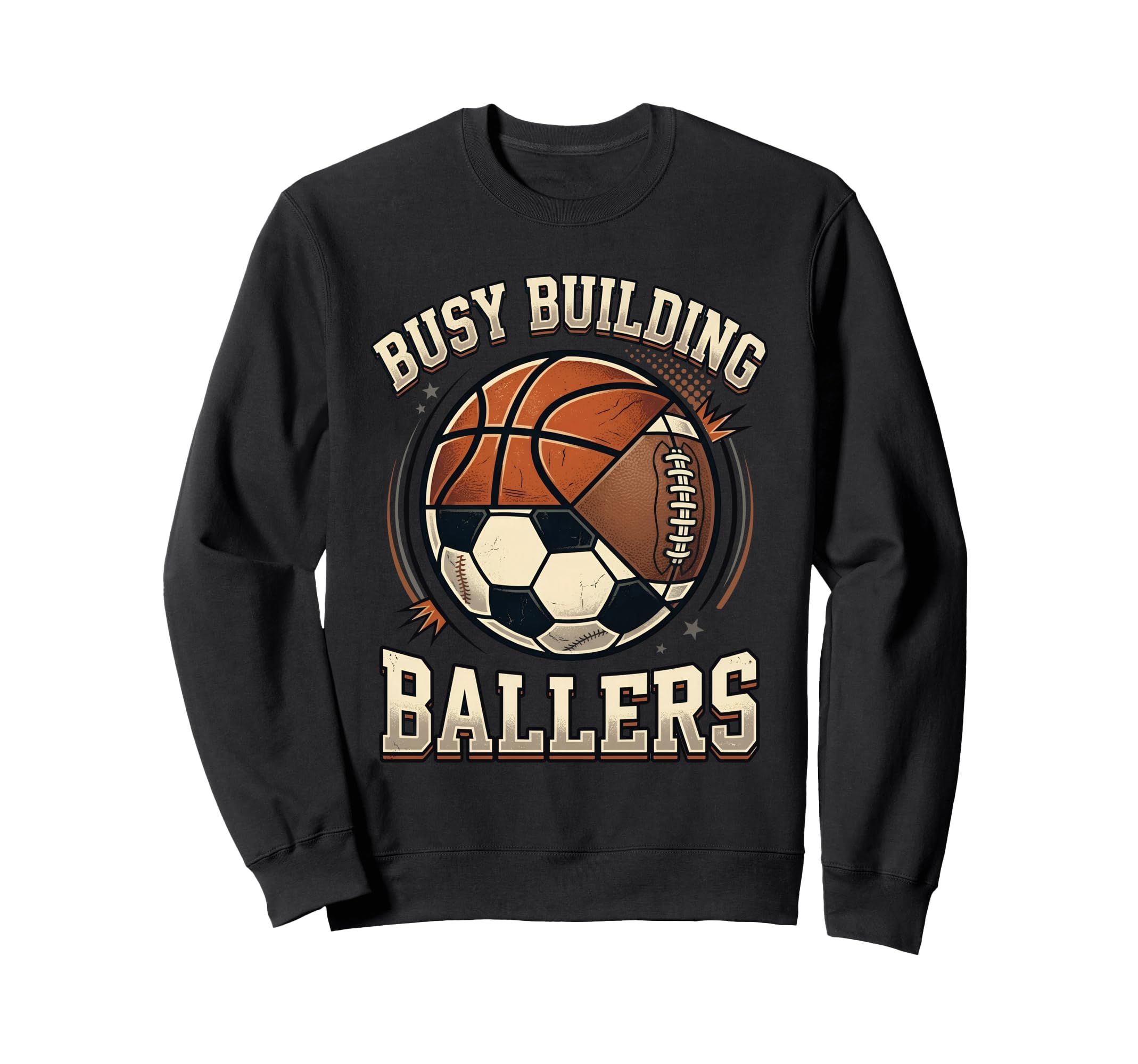 Funny Busy Raising Ballers Football Sweatshirt - Novelty Apparel Unisex - T-Shirt, Sweatshirt, Hoodie