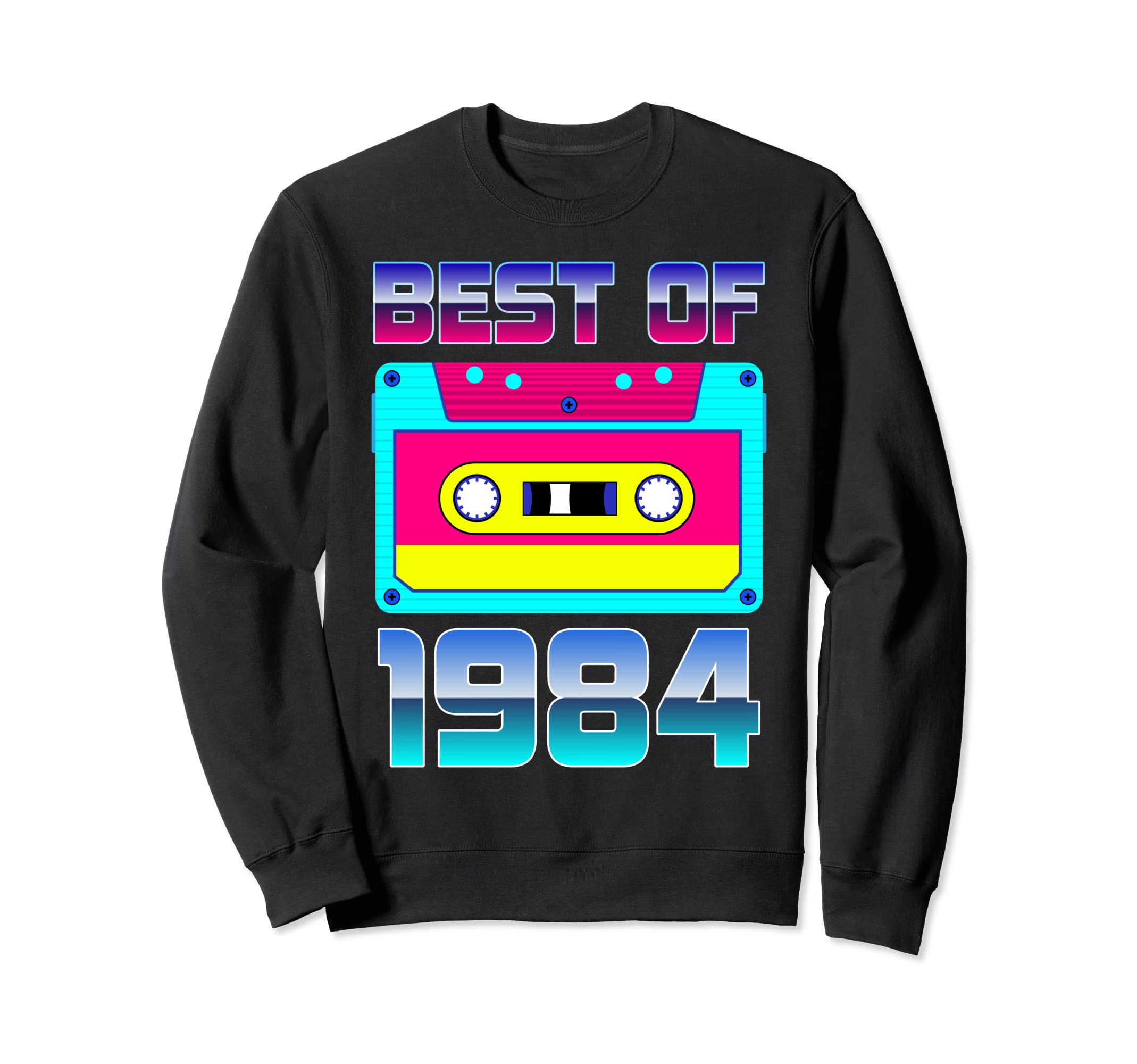 Best 1984 Futuristic Cassette Tape Sweatshirt - Unique Graphic Men Women - T-Shirt, Sweatshirt, Hoodie