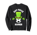Soccer Striker Hat Trick Scorer Sweatshirt - Unique Graphic Men Women - T-Shirt, Sweatshirt, Hoodie