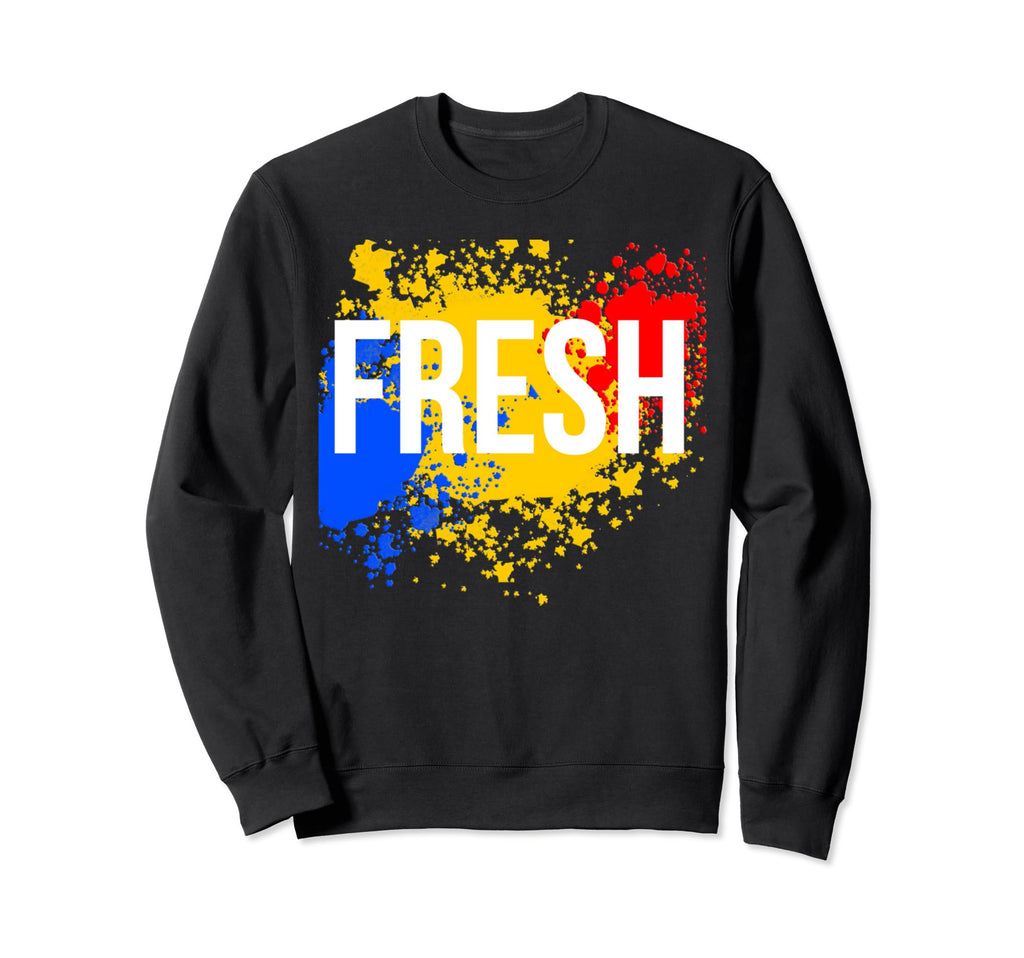 Hip Hop Fresh Old School Rap Urban Sweatshirt - Graphic Print Men Women - T-Shirt, Sweatshirt, Hoodie