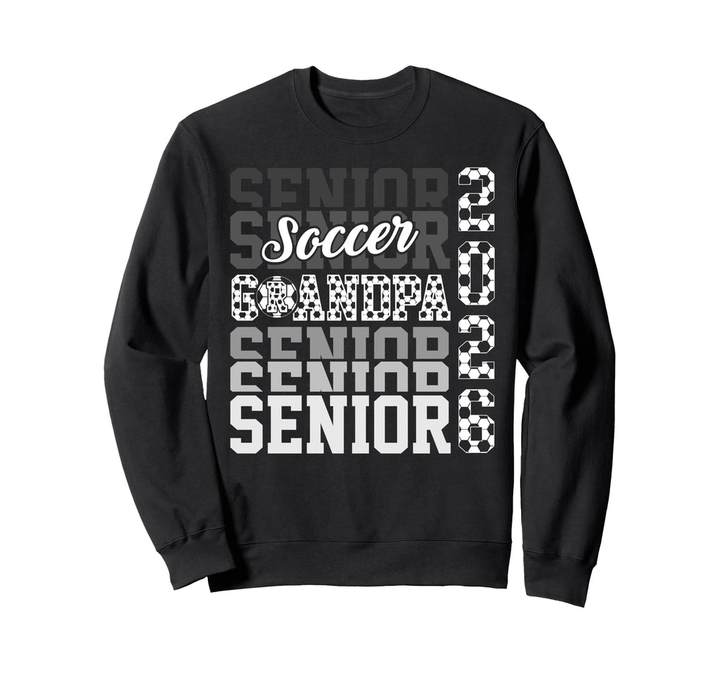2026 Soccer Senior Grandpa Sweatshirt - Minimalist Print Men Women - T-Shirt, Sweatshirt, Hoodie