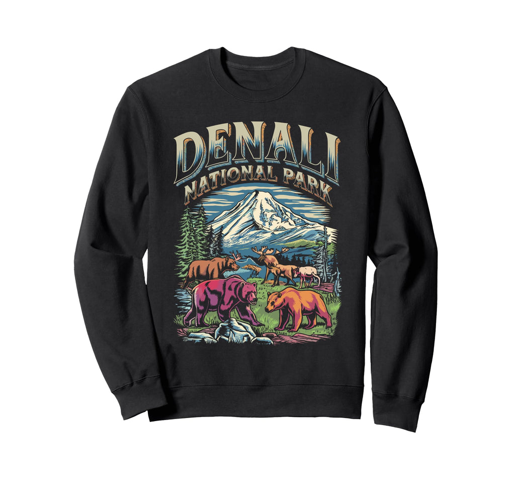 Denali National Park Sweatshirt - Unique Graphic Men Women - T-Shirt, Sweatshirt, Hoodie