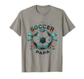Soccer Papa Family Matching Dad T-Shirt - Casual Everyday Wear for Adults - T-Shirt, Sweatshirt, Hoodie