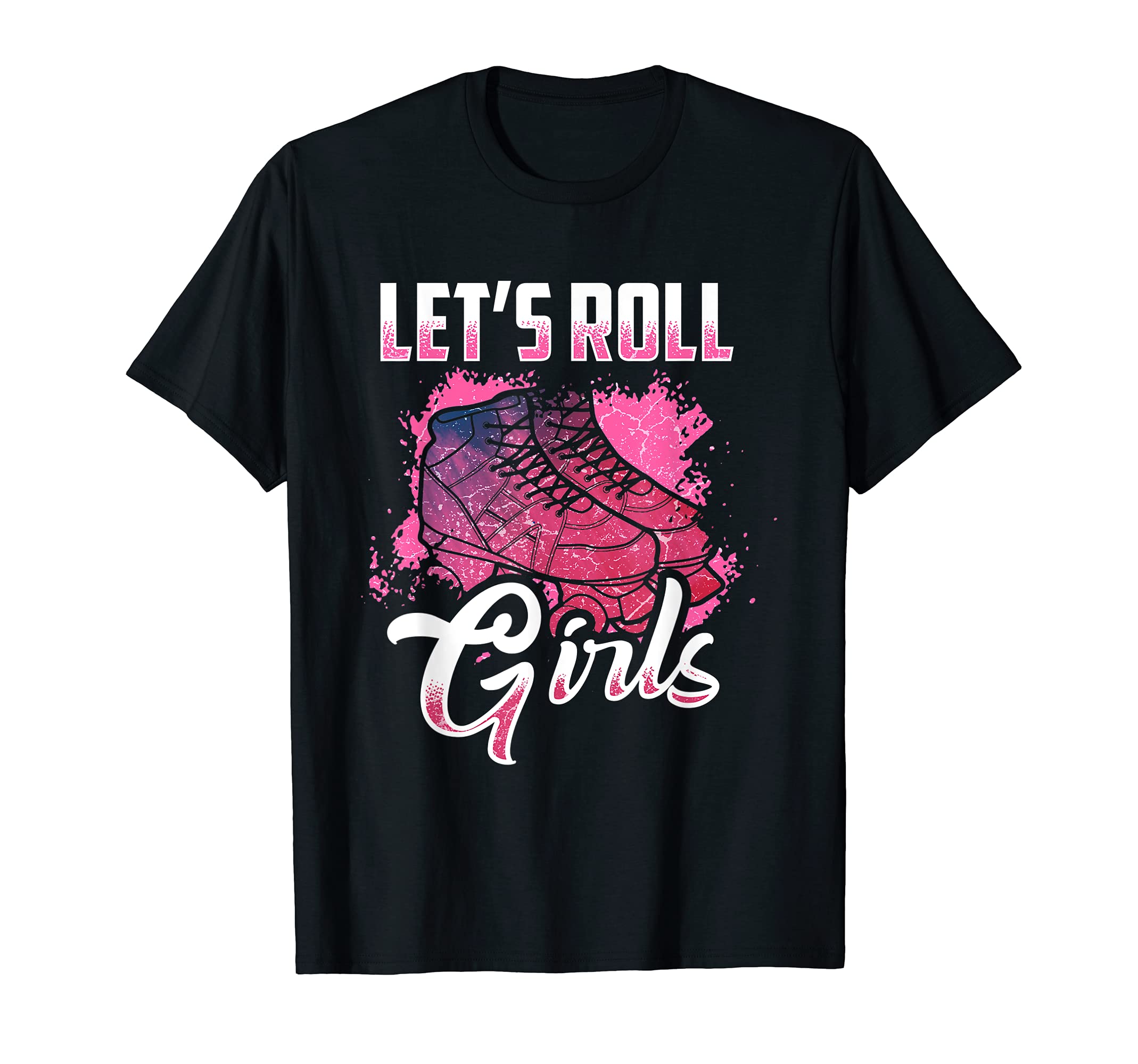 Lets Roll Who Loves Roller Skating T-Shirt - Custom Art Print for Adults - T-Shirt, Sweatshirt, Hoodie