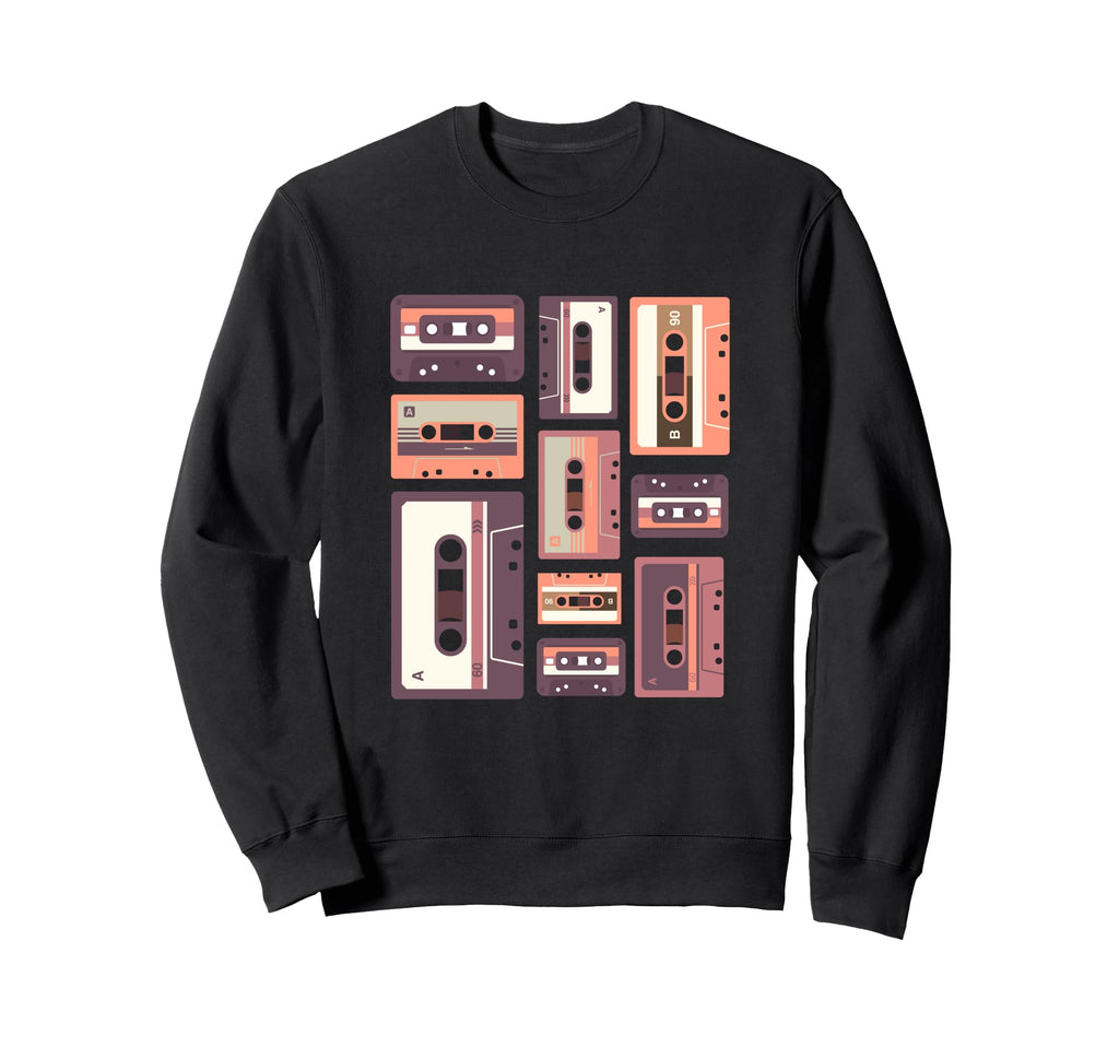 80S Mix Tape 80S Music Sweatshirt - Casual Everyday Wear for Adults - T-Shirt, Sweatshirt, Hoodie