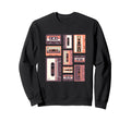 80S Mix Tape 80S Music Sweatshirt - Casual Everyday Wear for Adults - T-Shirt, Sweatshirt, Hoodie