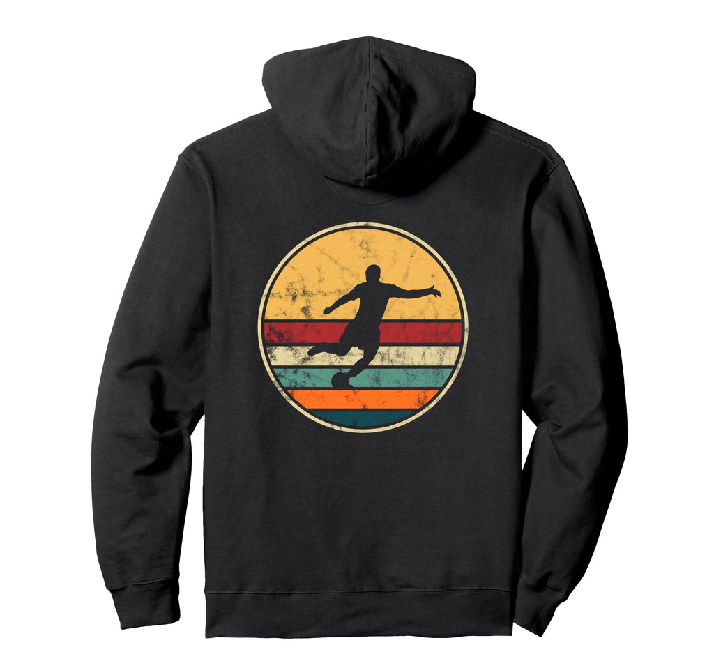 Soccer Player Distressed Football Hoodie - Custom Art Print Men Women - T-Shirt, Sweatshirt, Hoodie