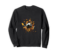 Soccer Autumn Leaves Soccer Sweatshirt - Streetwear Style for Adults - T-Shirt, Sweatshirt, Hoodie