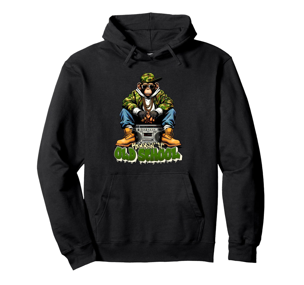 Keeping It Old School Hip Hop Bronx Camo Hoodie - Fun Novelty Design Unisex - T-Shirt, Sweatshirt, Hoodie