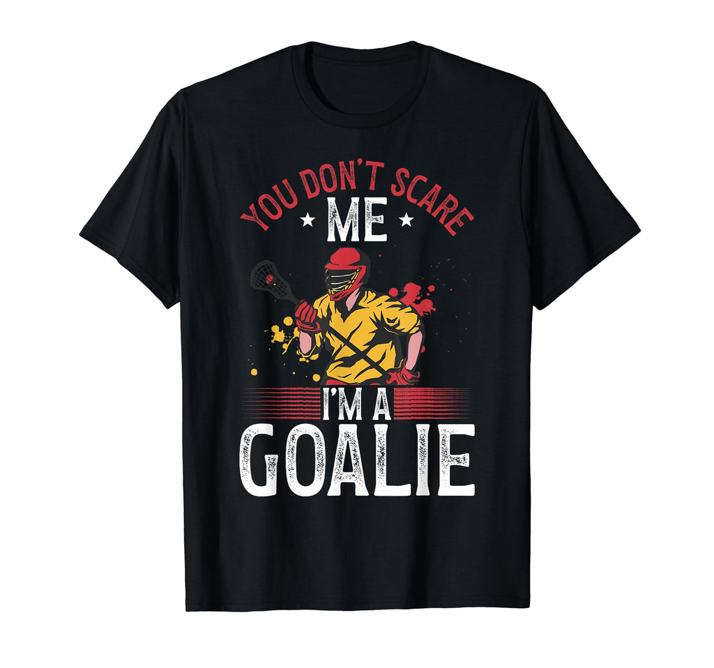 Lacrosse Goalie Lax Goalkeeper T-Shirt - Custom Art Print Men Women - T-Shirt, Sweatshirt, Hoodie