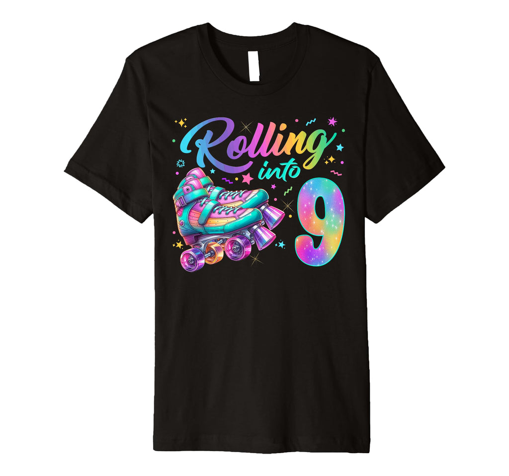 Roller Skates Birthday Skating Party T-Shirt - Graphic Print Men Women - T-Shirt, Sweatshirt, Hoodie