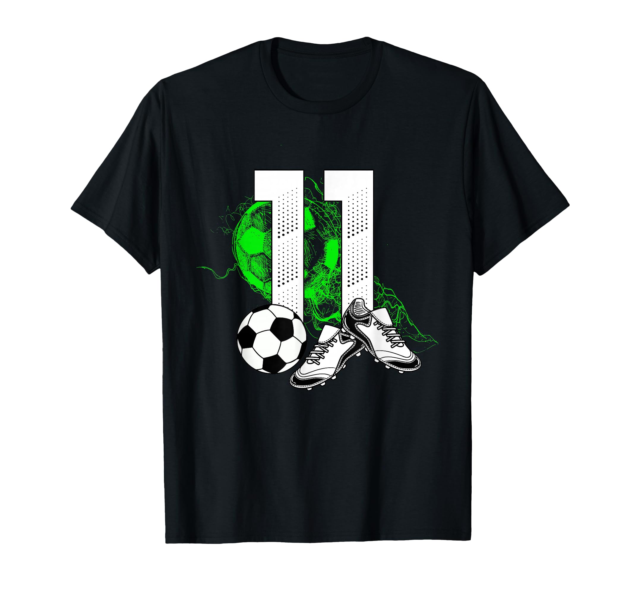11Th Birthday Soccer Player T-Shirt - Aesthetic Graphic for Adults - T-Shirt, Sweatshirt, Hoodie