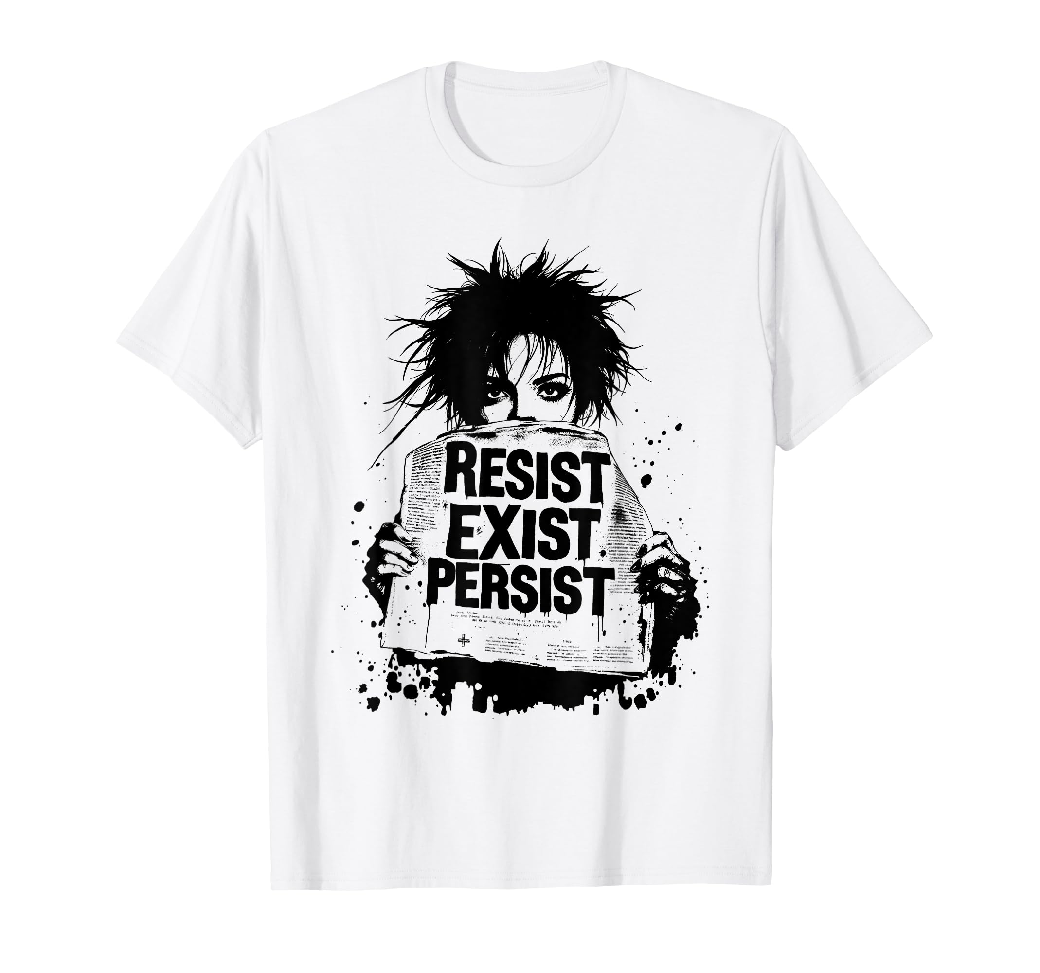 Punk 90S Grunge Urban Art Distressed T-Shirt - Unique Graphic Men Women - T-Shirt, Sweatshirt, Hoodie