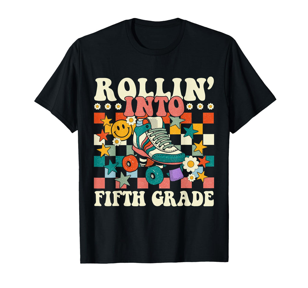Rolling Into 5Th Grade Back To T-Shirt - Streetwear Style for Adults - T-Shirt, Sweatshirt, Hoodie