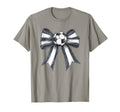 Soccer Coquette Bow Watercolor And T-Shirt - Unique Graphic Men Women - T-Shirt, Sweatshirt, Hoodie
