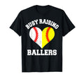 Busy Raising Ballers Baseball Softball T-Shirt - Unique Graphic Men Women - T-Shirt, Sweatshirt, Hoodie