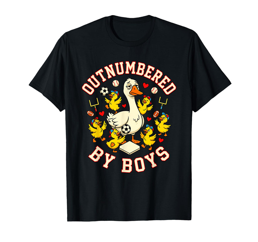 Outnumbered Ducklings Football Soccer T-Shirt - Minimalist Print Unisex - T-Shirt, Sweatshirt, Hoodie