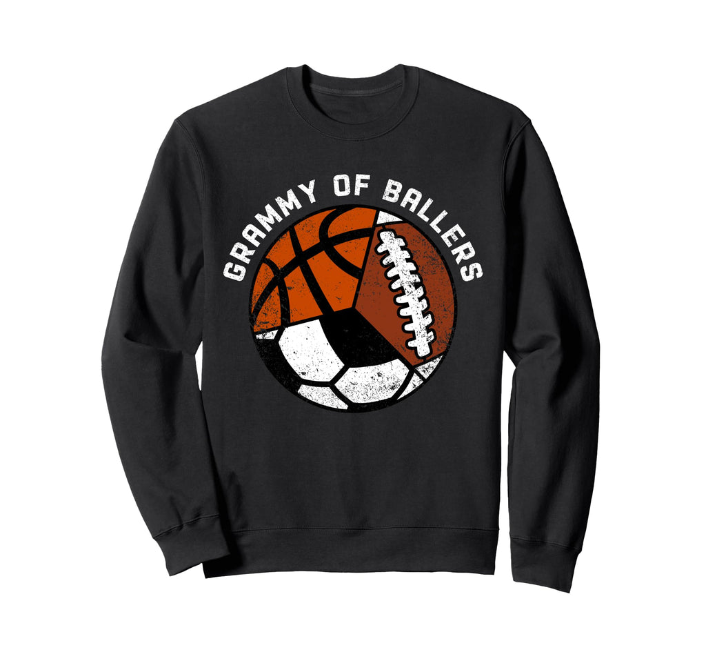 Grammy Ballers Funny Football Sweatshirt - Minimalist Print Men Women - T-Shirt, Sweatshirt, Hoodie