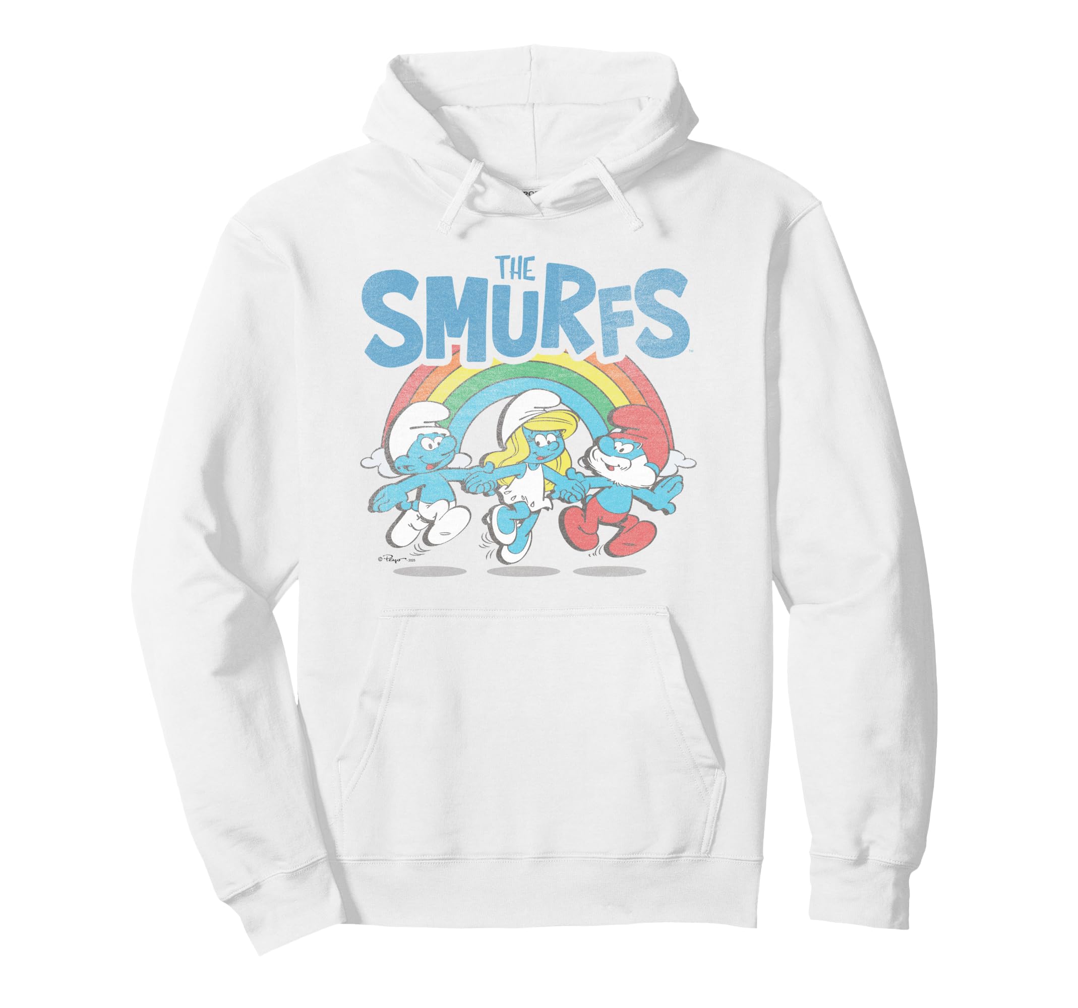 Smurfs Rainbow Characters Cartoon Hoodie - Casual Everyday Wear Men Women - T-Shirt, Sweatshirt, Hoodie