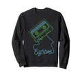Oldschool Cassette Tape 80S 90S Sweatshirt - Minimalist Print for Adults - T-Shirt, Sweatshirt, Hoodie