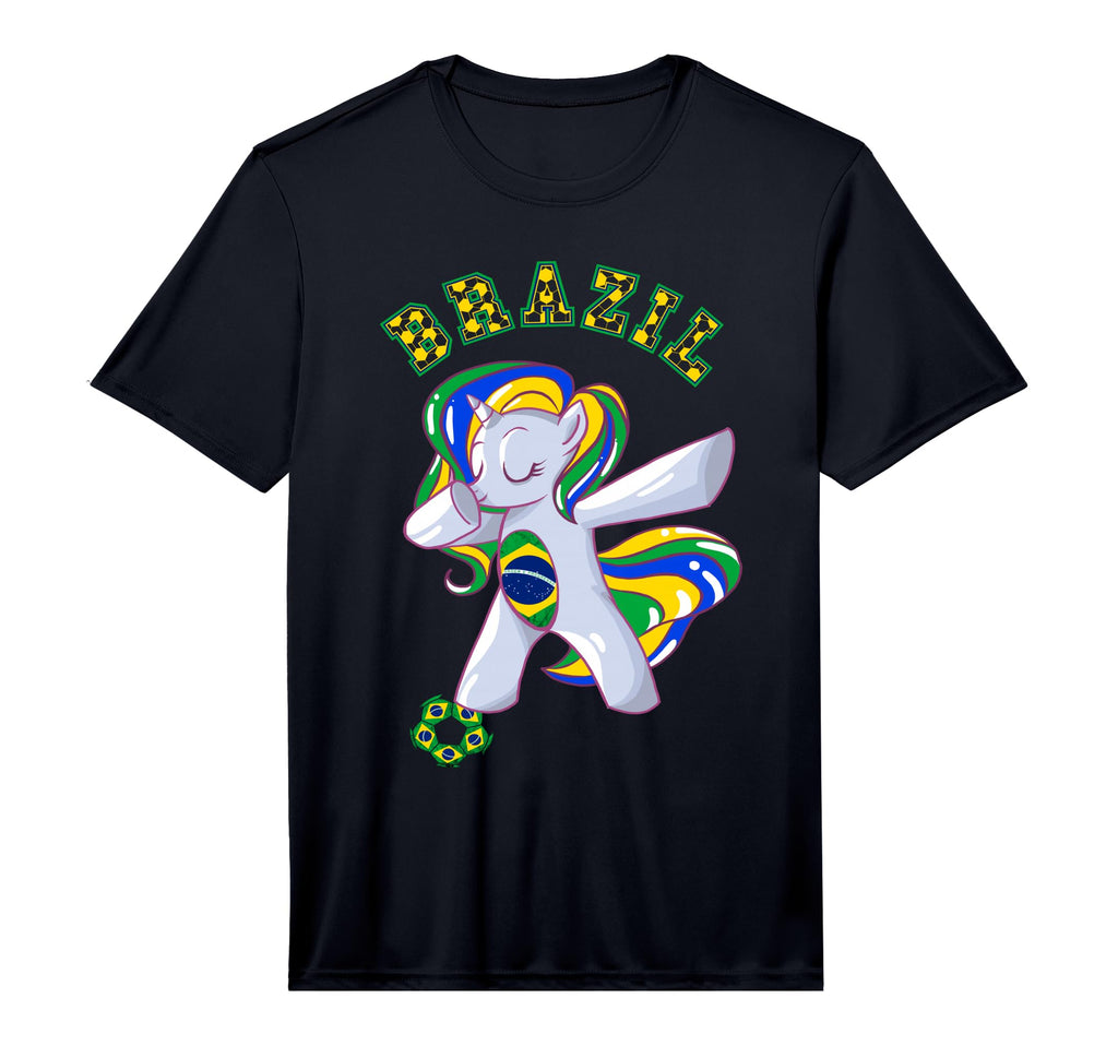 Unicorn Brasilian Brazilian Flag Brazil T-Shirt - Graphic Print Men Women - T-Shirt, Sweatshirt, Hoodie