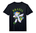Unicorn Brasilian Brazilian Flag Brazil T-Shirt - Graphic Print Men Women - T-Shirt, Sweatshirt, Hoodie