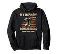 My Nephew Wears Combat Boots Proud Hoodie - Custom Art Print Men Women - T-Shirt, Sweatshirt, Hoodie