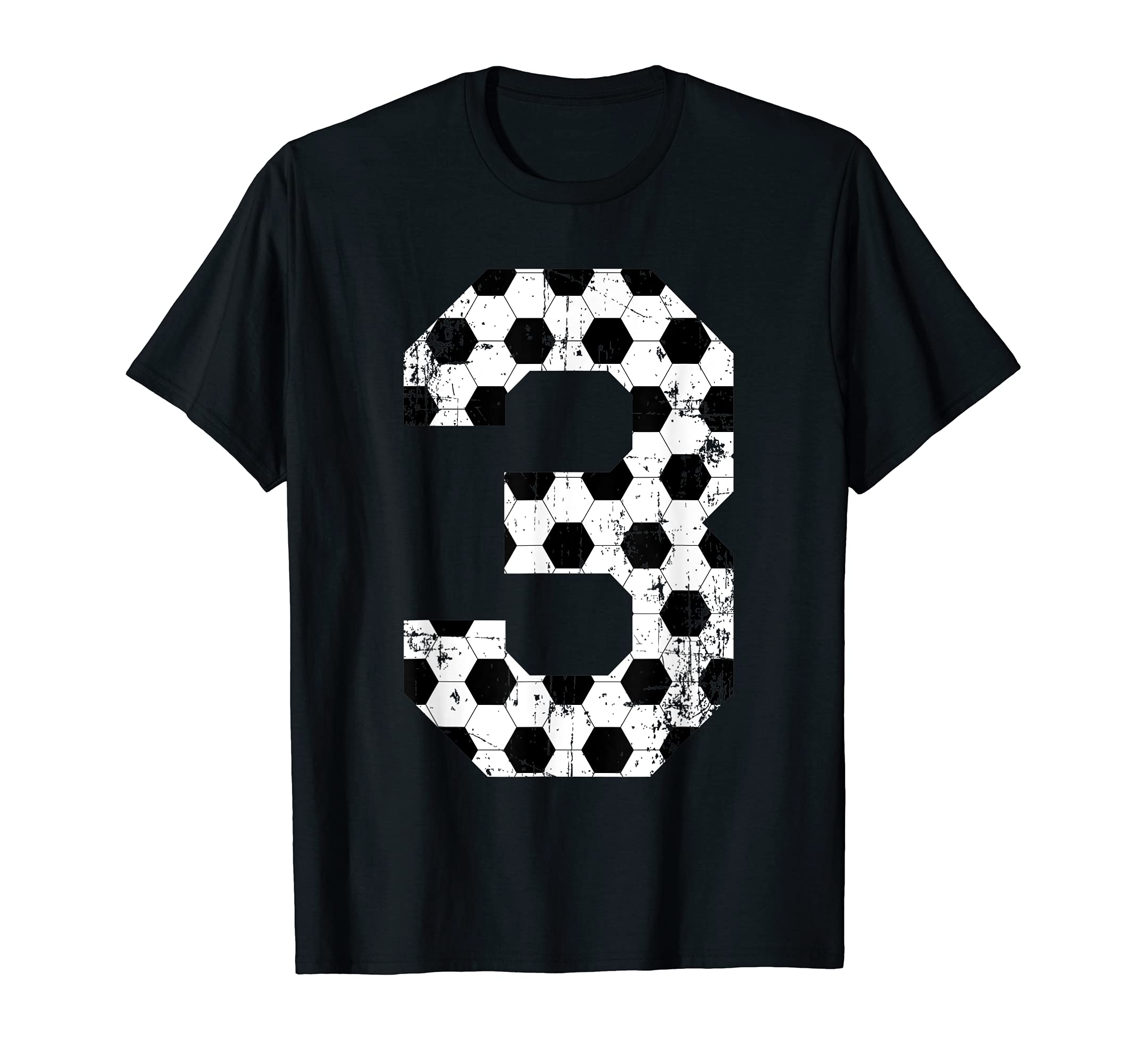 Soccer 3 Jersey Number T-Shirt - Minimalist Print Men Women - T-Shirt, Sweatshirt, Hoodie