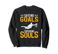 Soccer Goalie Cleat Soccer Net Sweatshirt - Trendy Graphic for Adults - T-Shirt, Sweatshirt, Hoodie